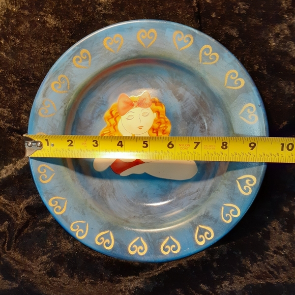 Diva Blue and Gold Decorative Dish - Picture 3 of 3
